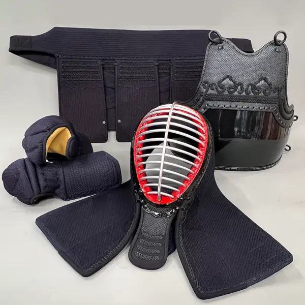 BUKOTSU +5 Takeshima Budogu Original Kendo Bogu Set Orizashi Fabric 5mm Machine Stitching