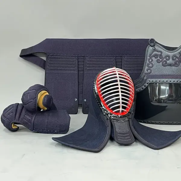 GO Kendo Bogu Set 6mm Machine-Stitched Orizashi Fabric Standard Type