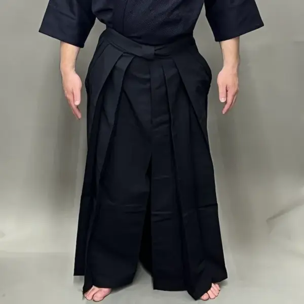 HANA Jersey Kendo Hakama Chemical Fiber Quick-Drying & Futuristic Jersey Hakama with a Luxurious Feel
