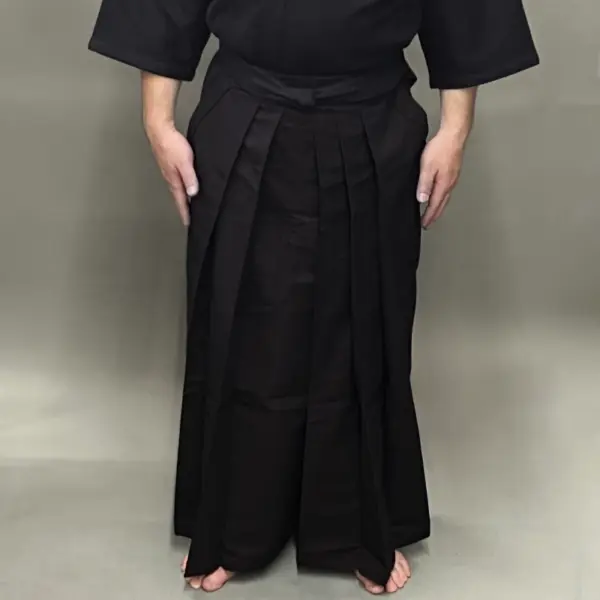 TAKA Aizome Kendo Hakama No. 8500 Premium Fabric with Washed Finish