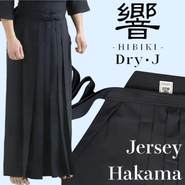 DRY J HIBIKI High Performance Jersey HAKAMA Dark Navy Kendo Uniform